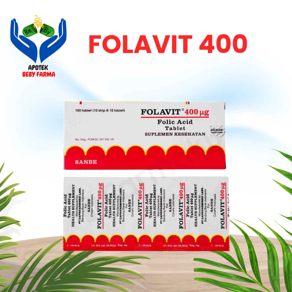 FOLAVIT ASAM FOLAT 400 dan 1000