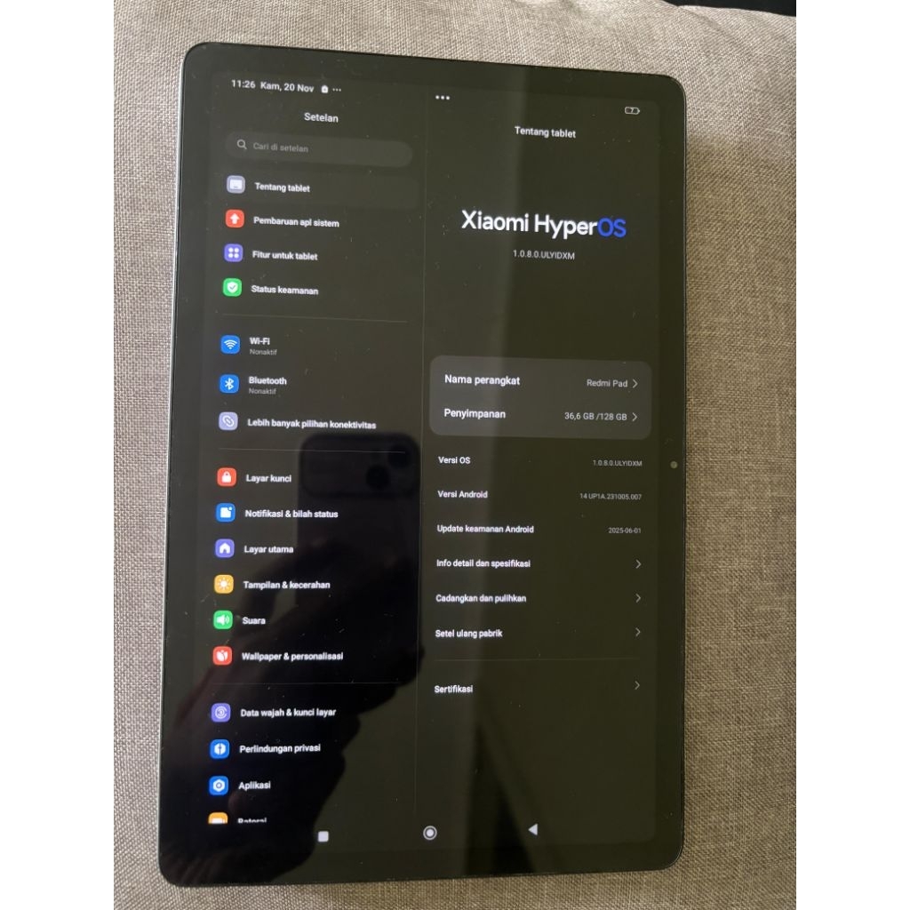Tab Xiaomi Redmi pad 6/128