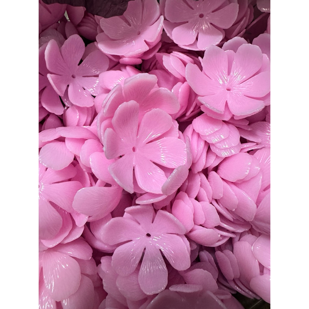 450 gr Kelopak bunga akrilik kreasi bunga kerajinan [ 6 Kelopak BESAR ] kamboja kelopak 6