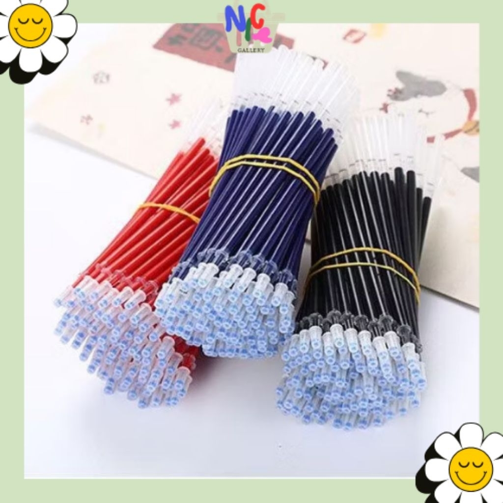 Refil Tinta Pulpen Cair Tinta Pena Cair Hitam Merah Biru Isi Ulang Pulpen Gel