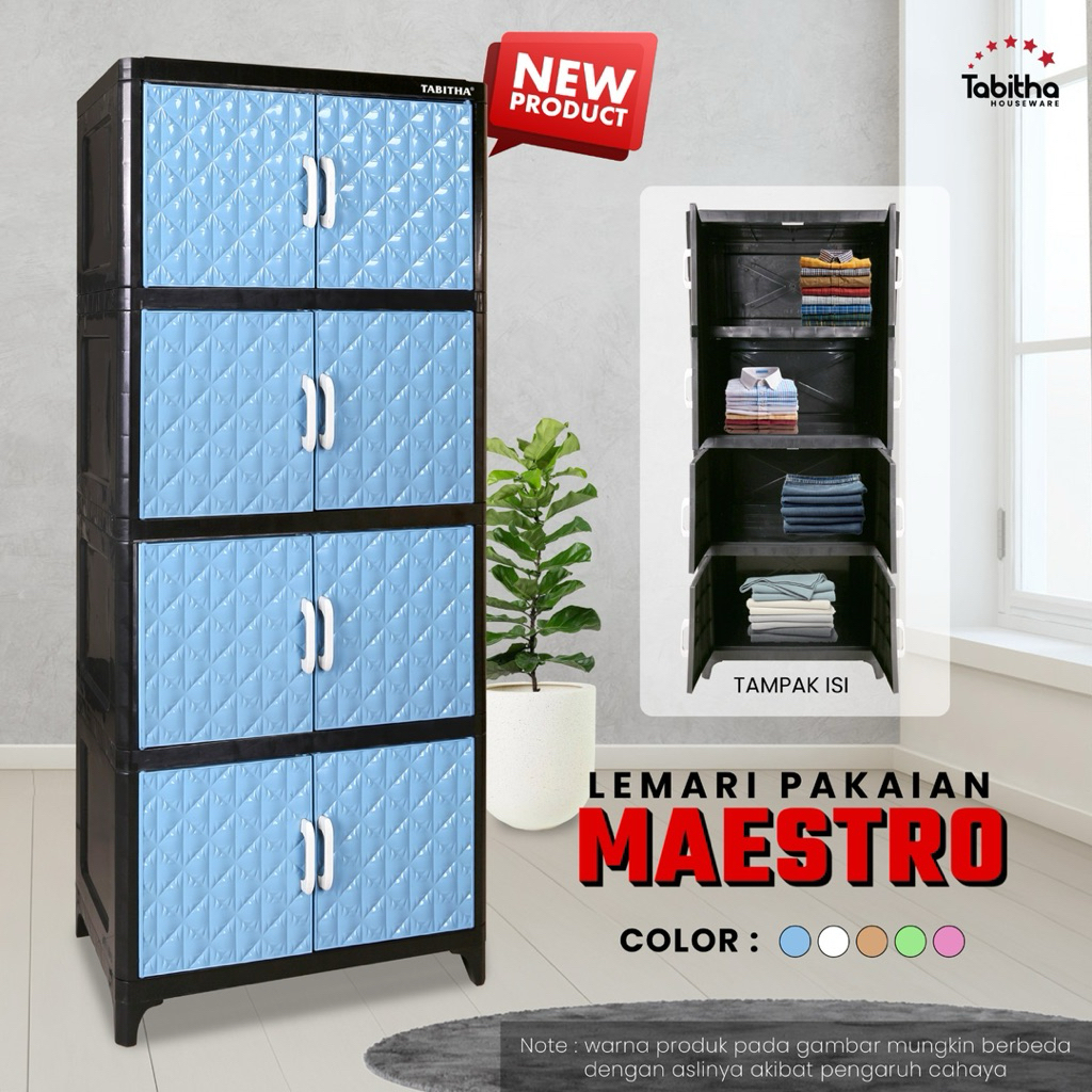 LEMARI TABITHA MAESTRO LEMARI PAKAIAN LEMARI ANAK KOST
