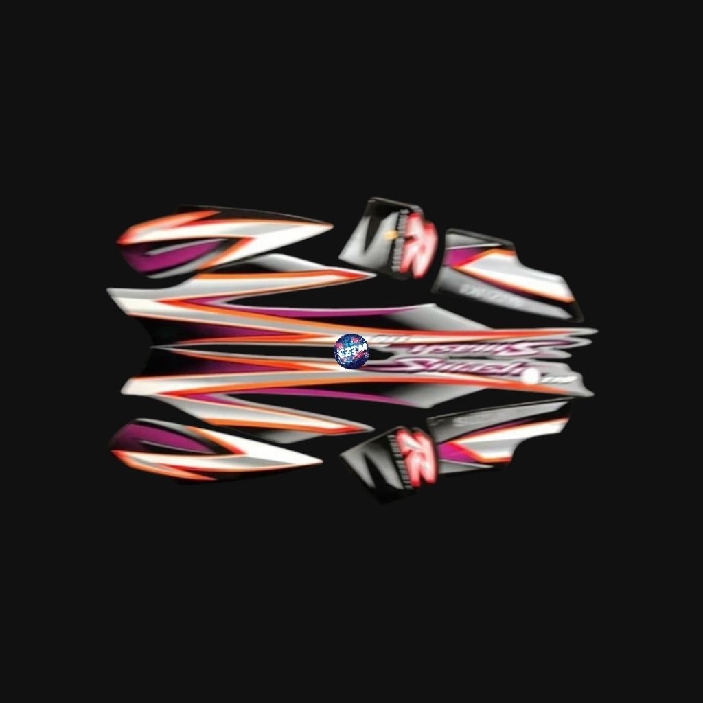 Striping Sticker Suzuki Smash 110 Titan 2005 2006