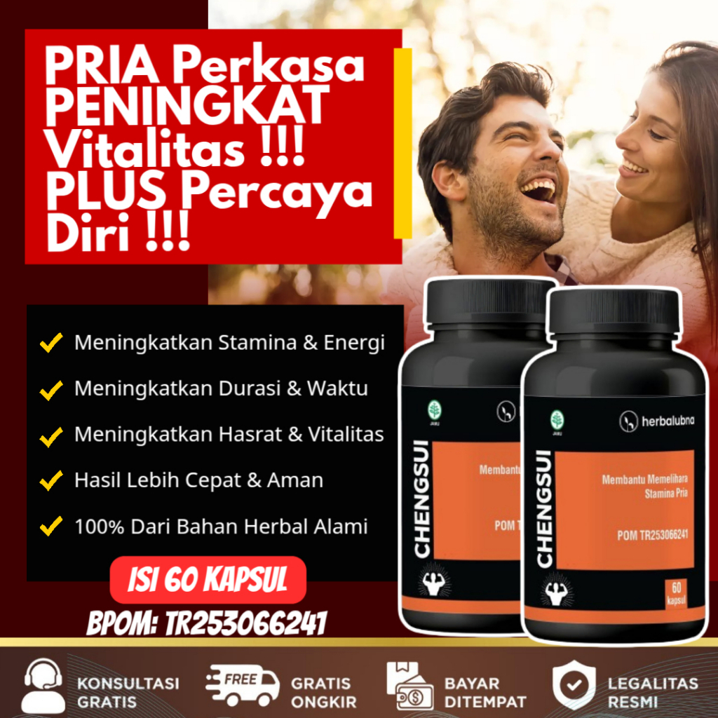 HERBALUBNA CHENGSUI Herbal Kesehatan Pria Dewasa - Bantu Energi Tubuh Tetap Prima
