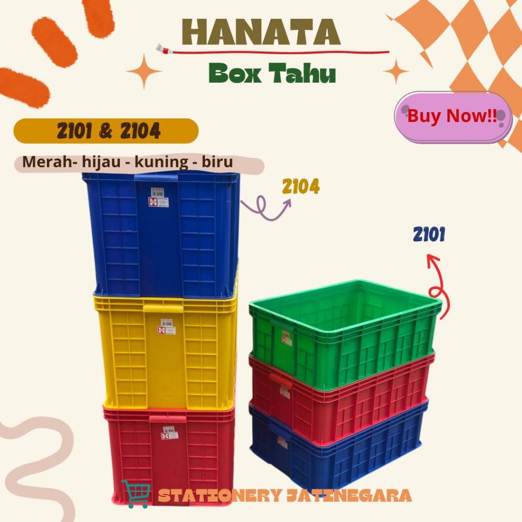 HANATA - Box Tahu Hanata 2101-2104 Container Box Industri / Box Industri Serbaguna /Box Rapat Hanata