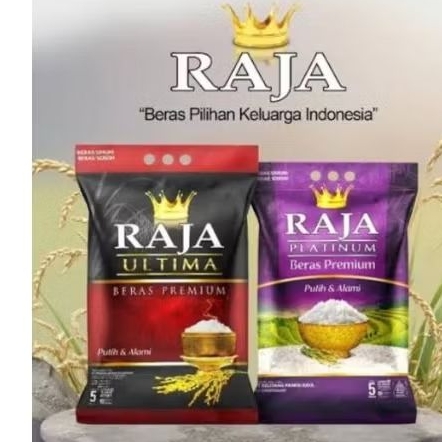 Beras Premium Kemasan 5 Kg Merk SANIA-RAJA UKTIMA-RAJA PLATINUN-ELHEPHAS-TORO DAN LAIN LAIN