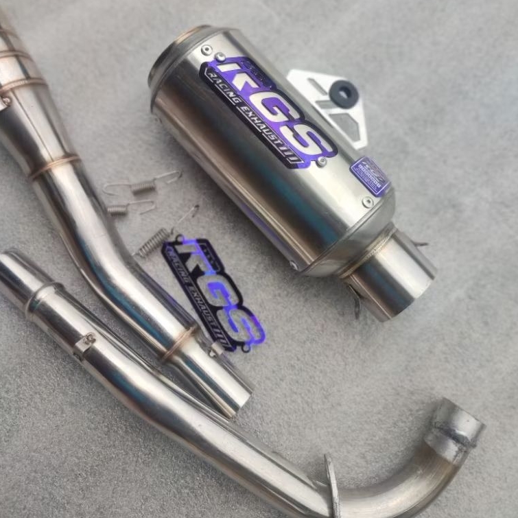 knalpot RGS original dos all bebek jupiter Vega supra x 125 Karisma Revo blade Astrea grand win