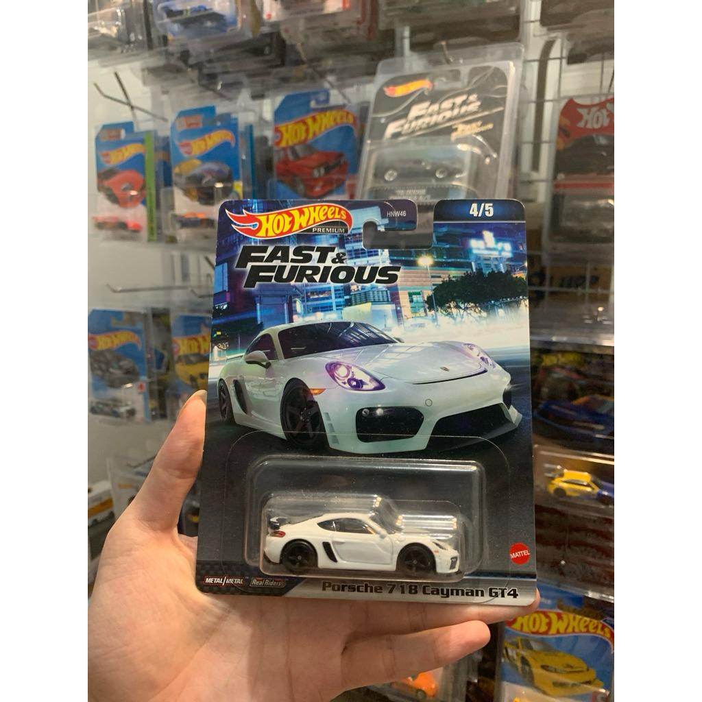 Hotwheels Porsche 718 Cayman GT4 Fast Furious