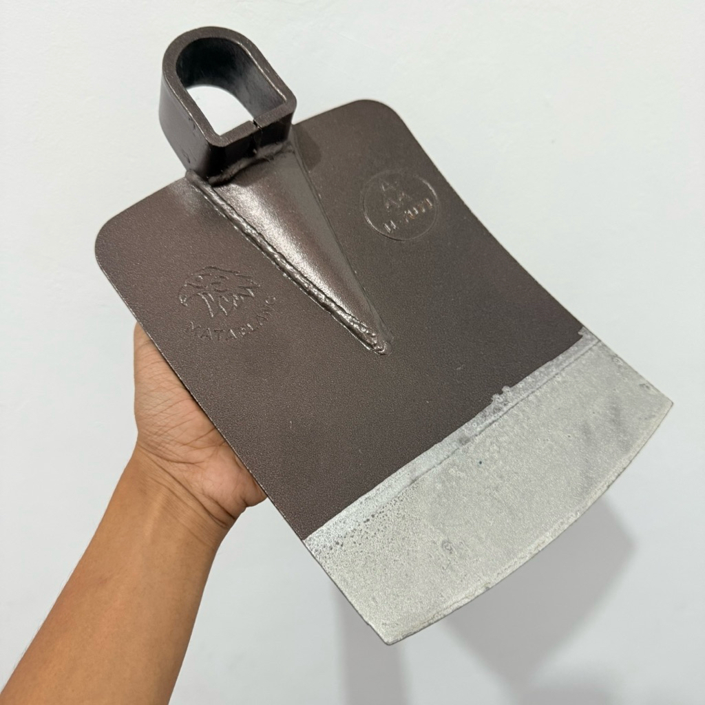 Cangkul baja asli Cap Mata Elang cangkul Pertanian Berkebun anti lengket