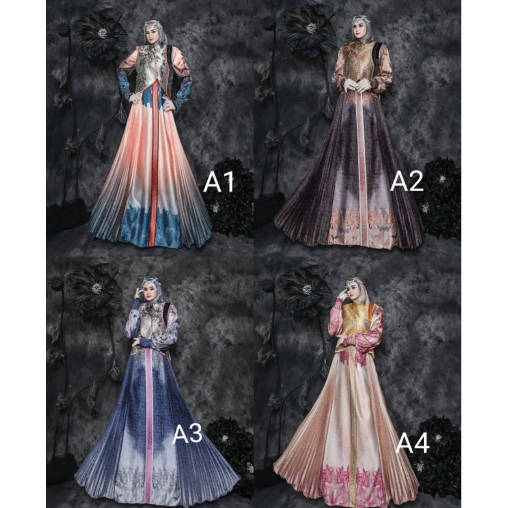 Gamis syari dwina ucl windes alqiblat rafanda azizil