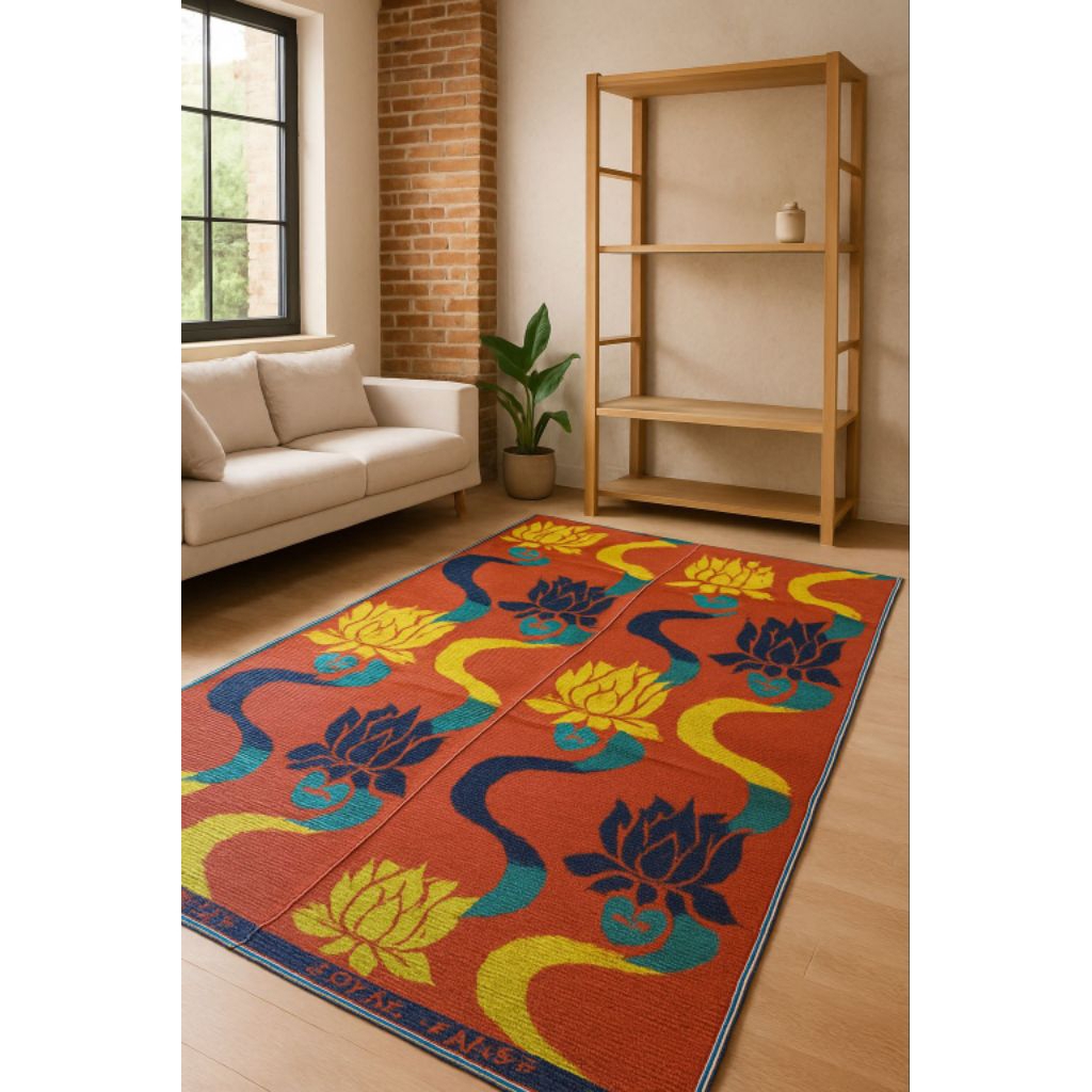 Tikar Lipat Plastik Singalaut Ukuran 200x300 Tikar Renda Anyaman Serbaguna