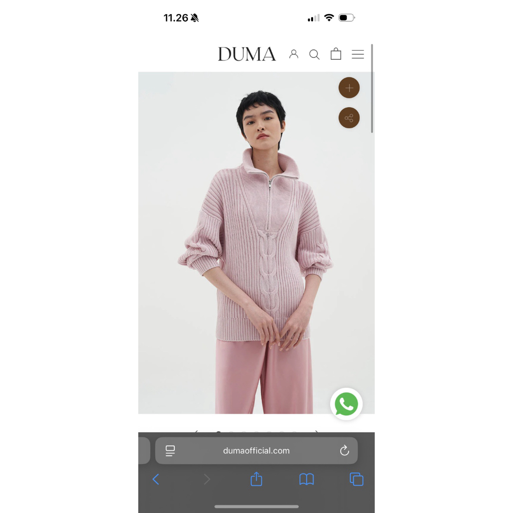 Emme sweater pink Duma (new)