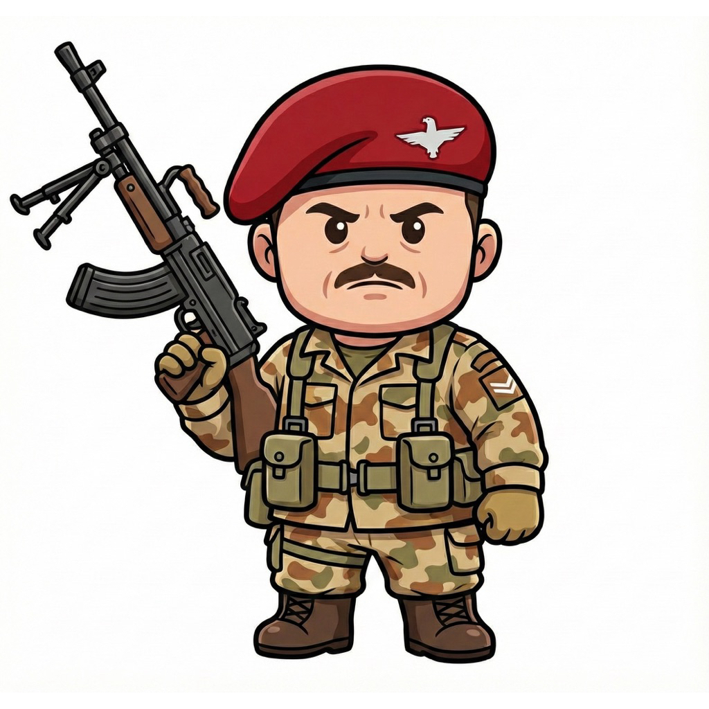 Mainan Action Figure Rakit Kecil SAS Soldier WW2 British