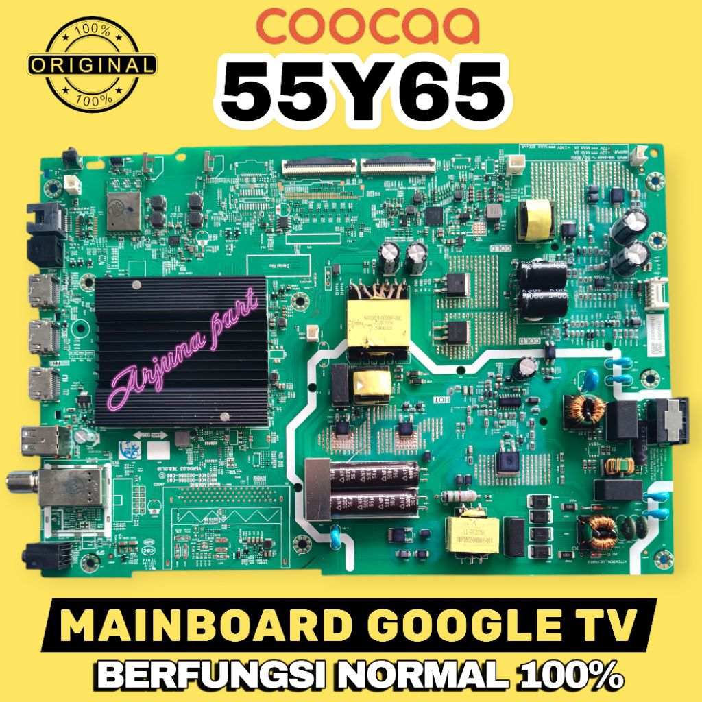 MB TV COOCAA 55Y65 / MAINBOARD TV COOCAA 55Y65 / MODUL TV COOCAA 55Y65 / MESIN TV COOCAA 55Y65 / MB 