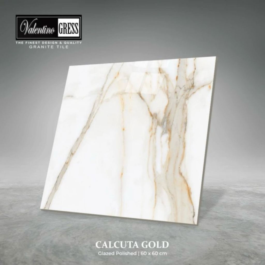 Granit 60x60 Valentino gress CALCUTA GOLD | GLOSSY