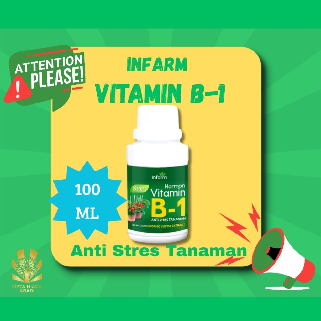 Pupuk VITAMIN B-1 Infarm, 100ml