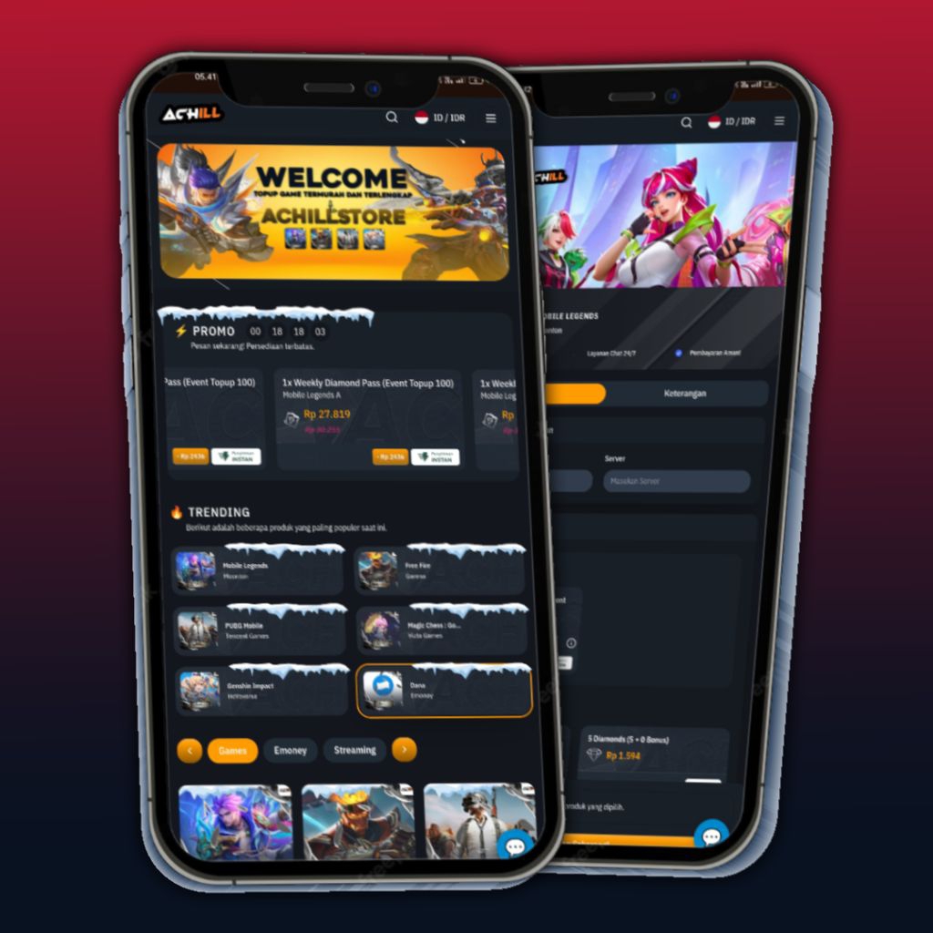 Website Topup Game Otomatis | 4 PG