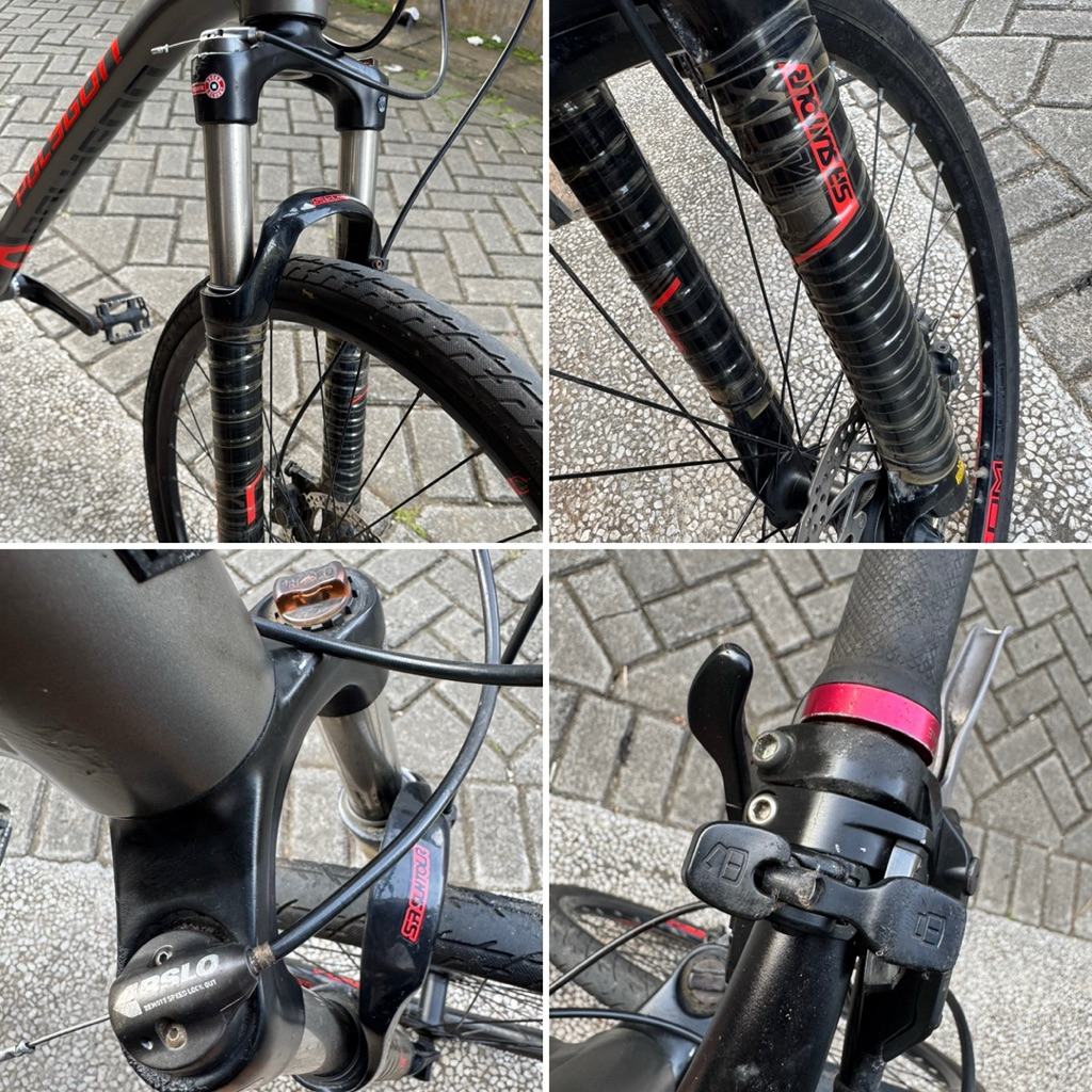 fork sr suntour xcr 27.5 lock remot renound aman