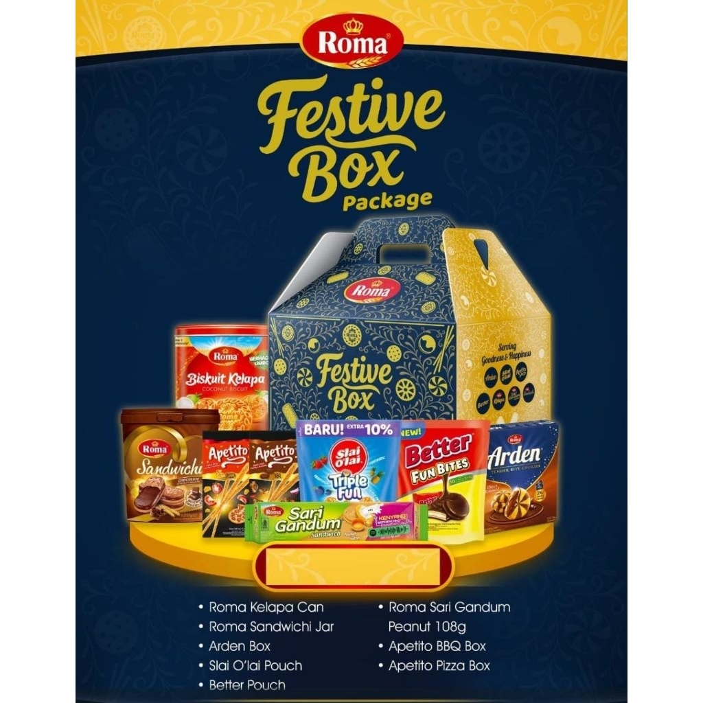 Roma Festive Box | Hampers mayora spesial lebaran 2026 |