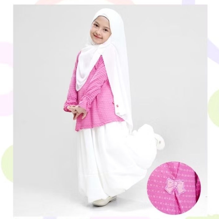 Baju Tunik Anak 3-8 Tahun Bani Batuta Rabbani Original. Pakaian Muslim Anak Perempuan.Kado Anak Pere