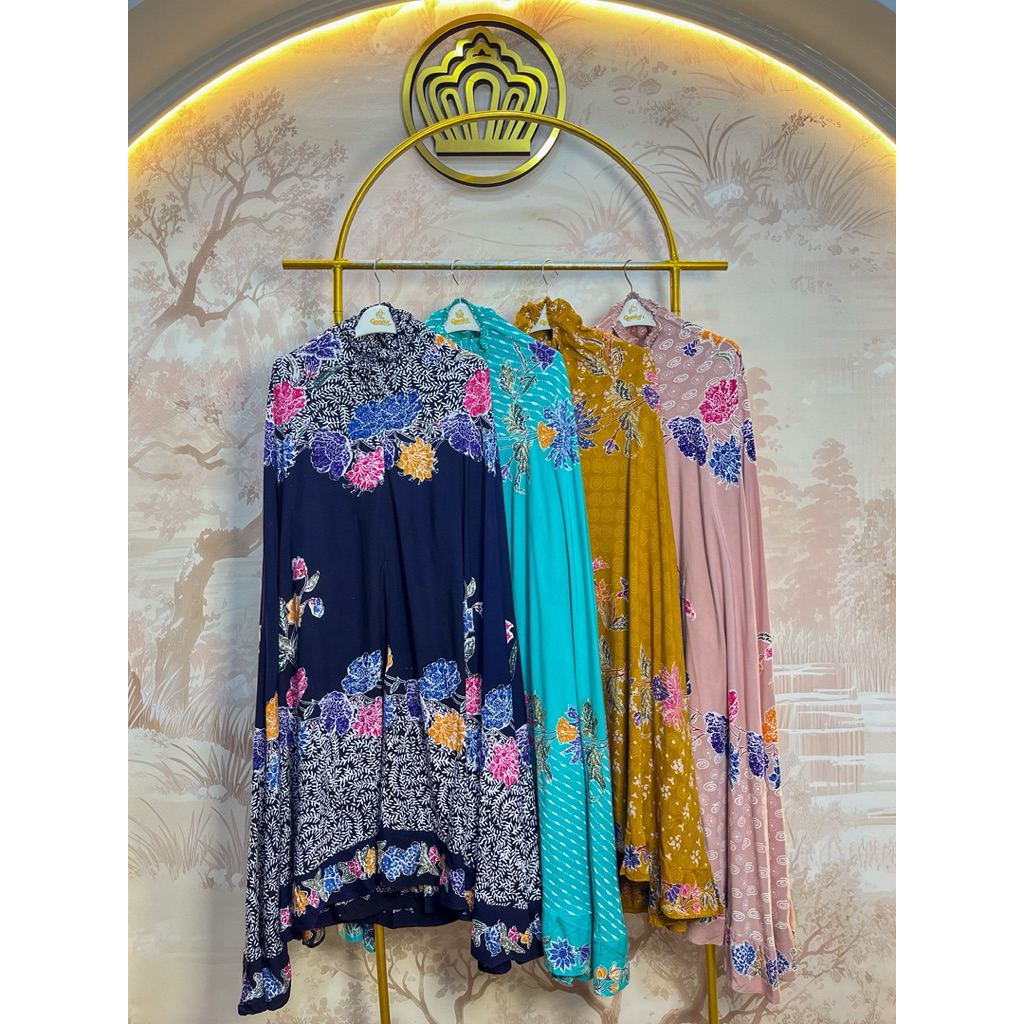 MukenaQonita Batik | Mukena Harian | Mukena Adem & Ringan | Free Pouch Cantik | Koleksi Premium | So