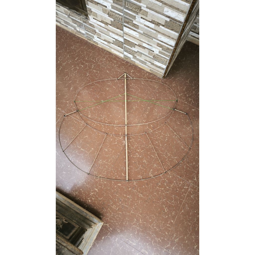 kerangka layangan pegon lodoyo dan ceper ukuran 1m