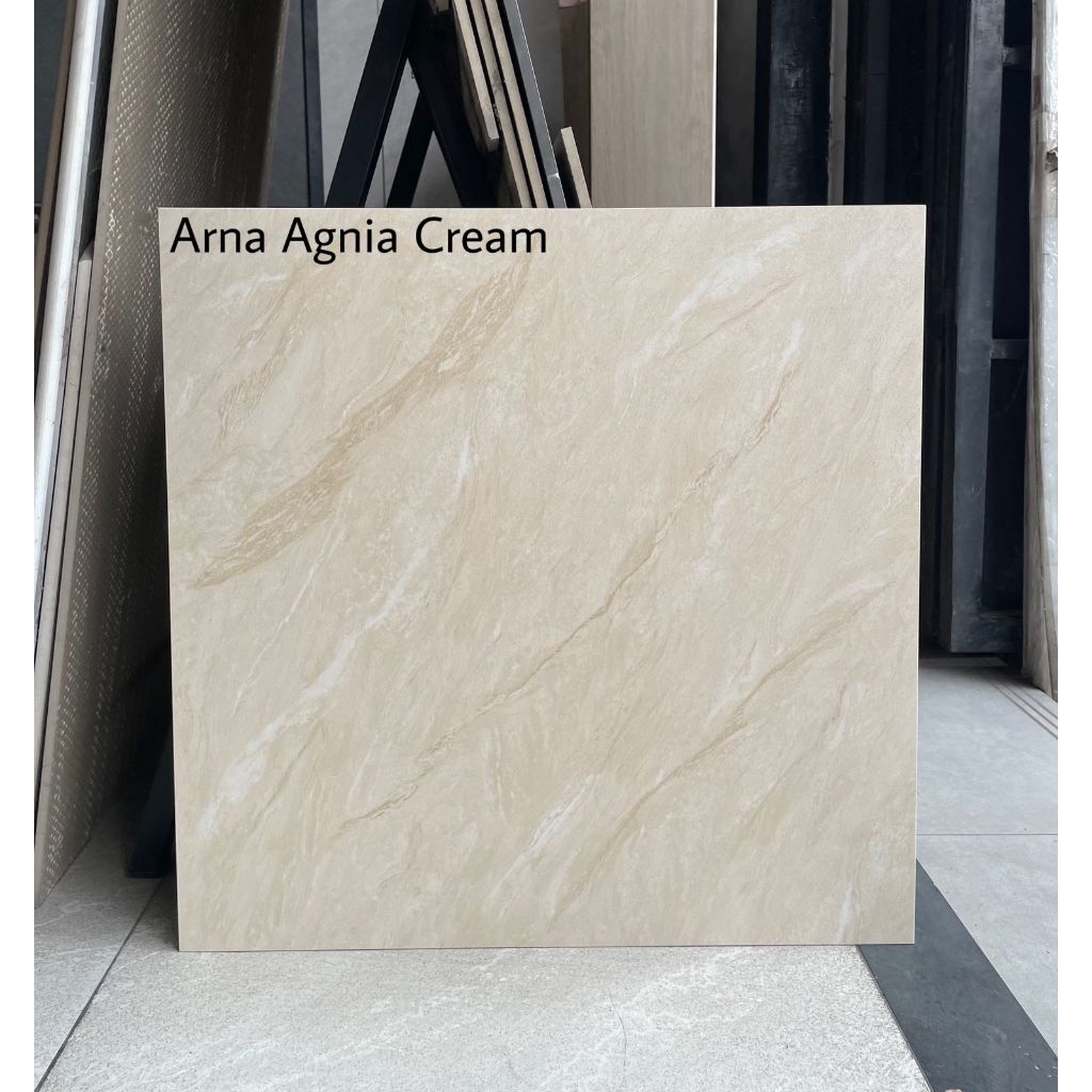 GRANIT LANTAI 60X60 AGNIA CREAM