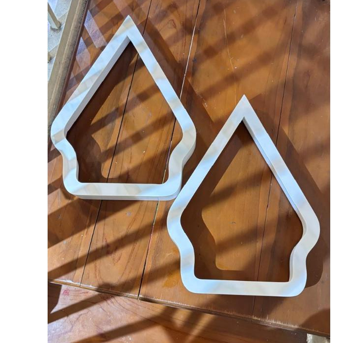 Figura Mahar 3D Gunungan Wayang Kayu Jati 40x50