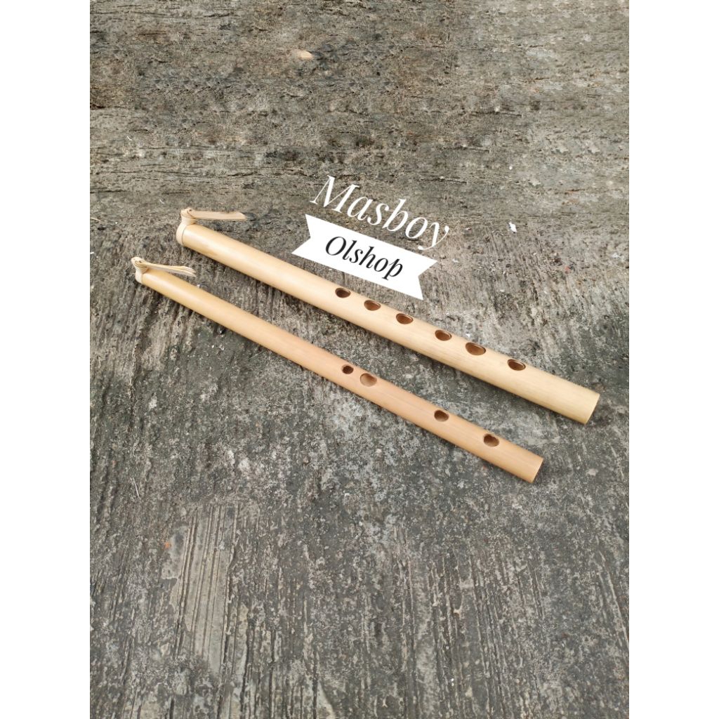 Suling Tradisional Asli Bambu / Seruling Bambu / Suling Sunda