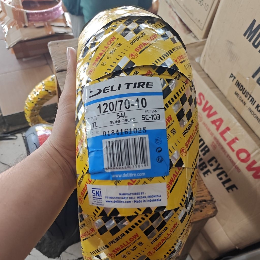 Ban swallow tubeless 120/70-10 sc103