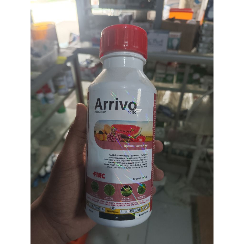 INSEKTISIDA ARRIVO 30 EC 500 ML | Sipermetrin Obat Ulat Grayak Padi, Cabai, Bawang Cepat Tuntas