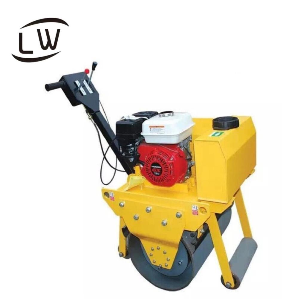 BABY ROLLER ENGINE DIESEL SINGLE DRUM MINI ROLLER MESIN PEMADAT JALAN ASPAL TANAH