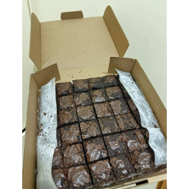 Brownies Premium "ORIGINAL 36 POTONG" Enak Super Nyoklat