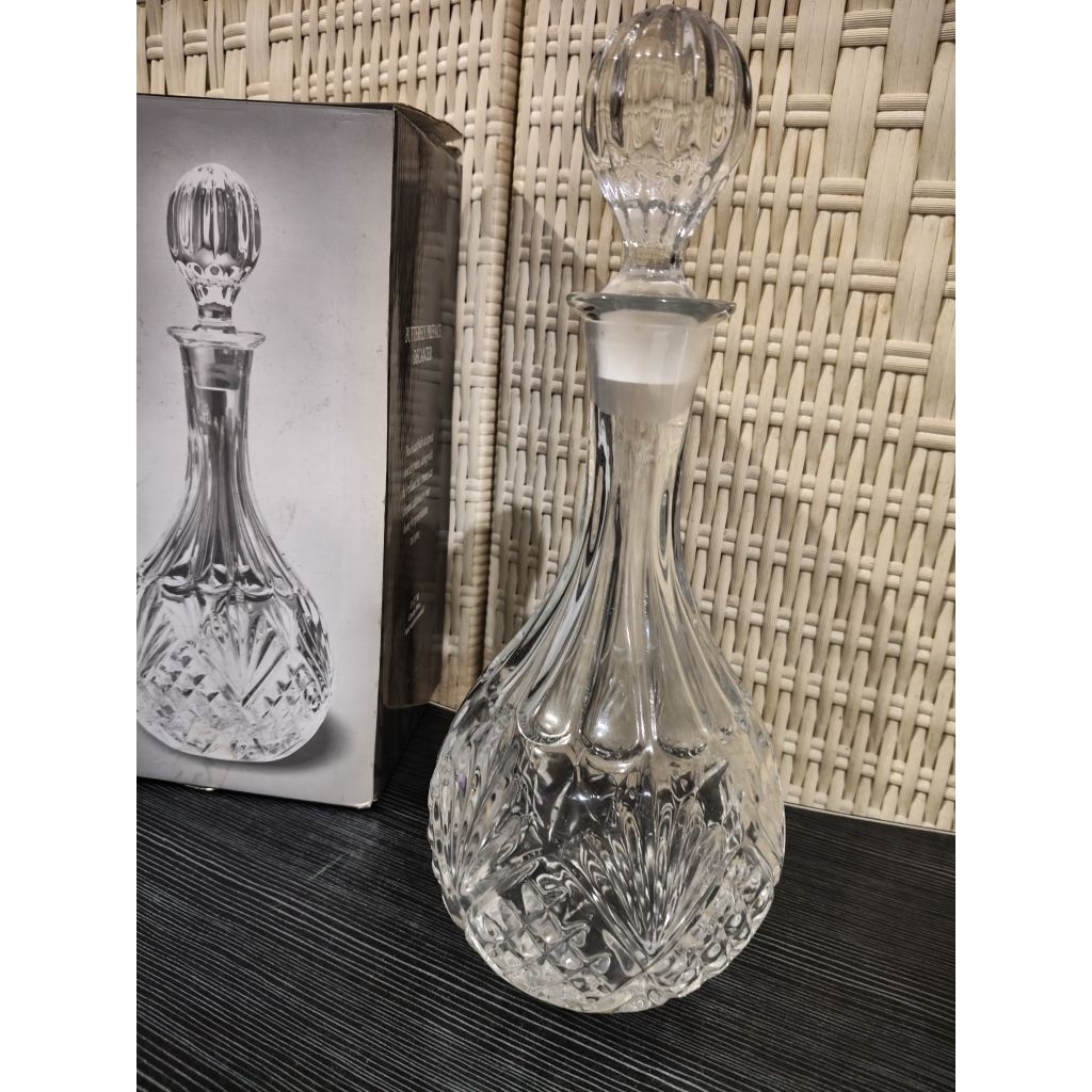 BOHEMIA CRYSTAL WINE BOTTLE