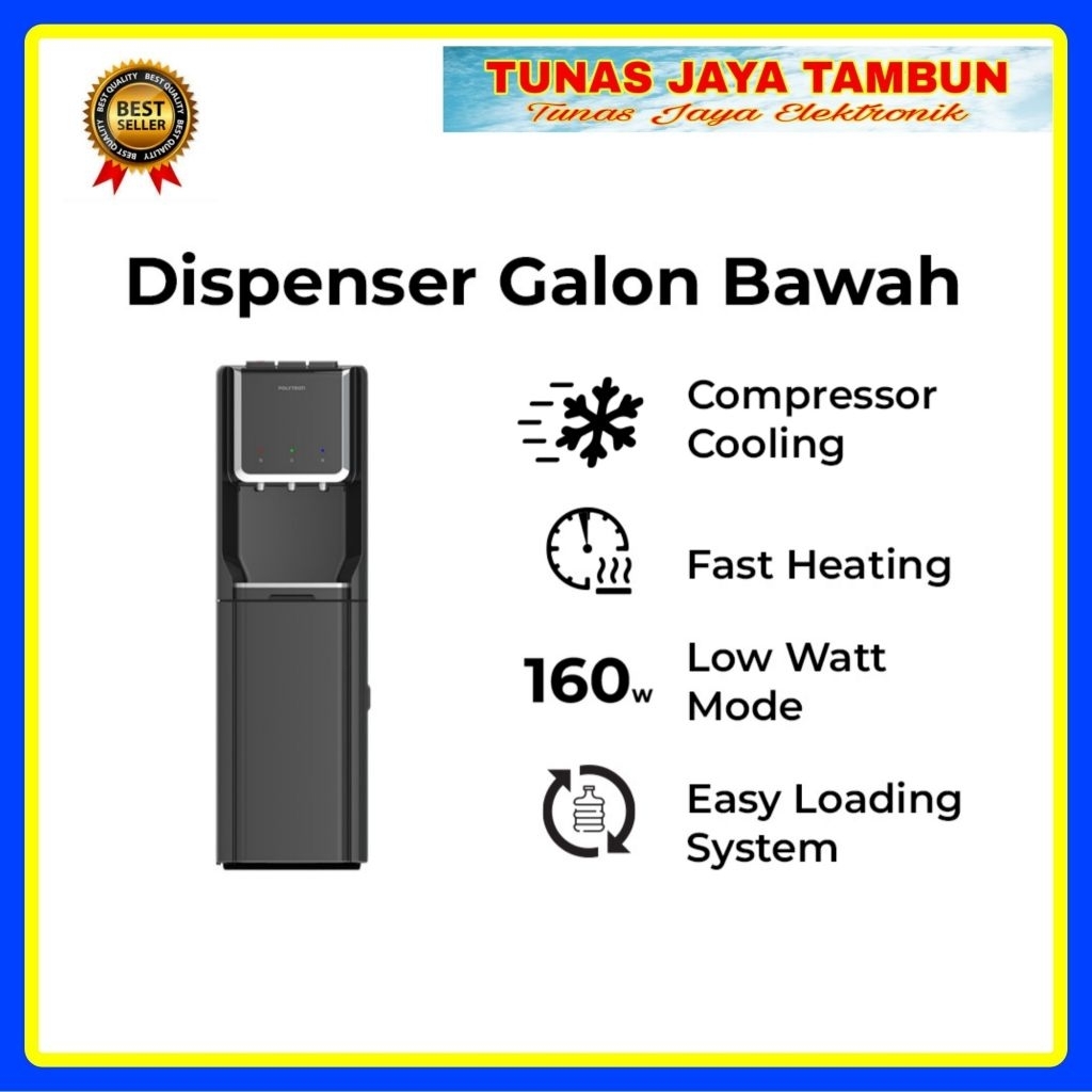 Polytron PWC 615 Dispenser Galon Bawah - Water Boiler