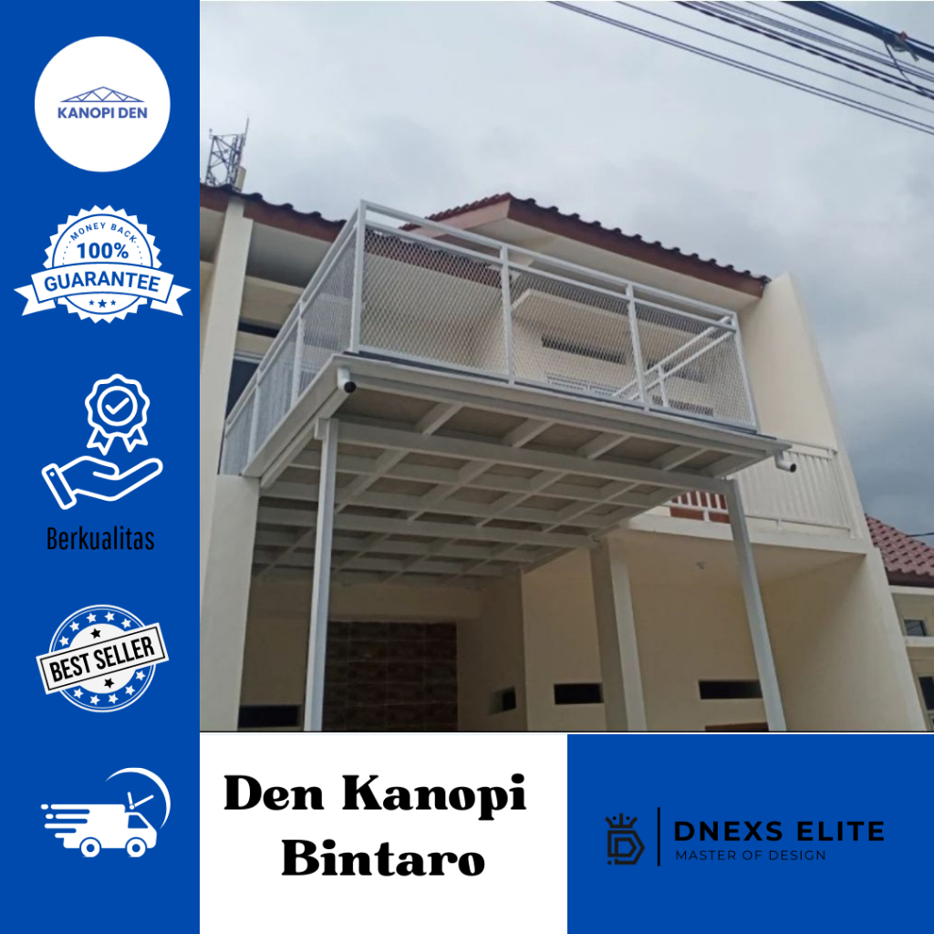 Kanopi Balkon / Kanopi Mezzanine Multifungsi / Minimalis Modern
