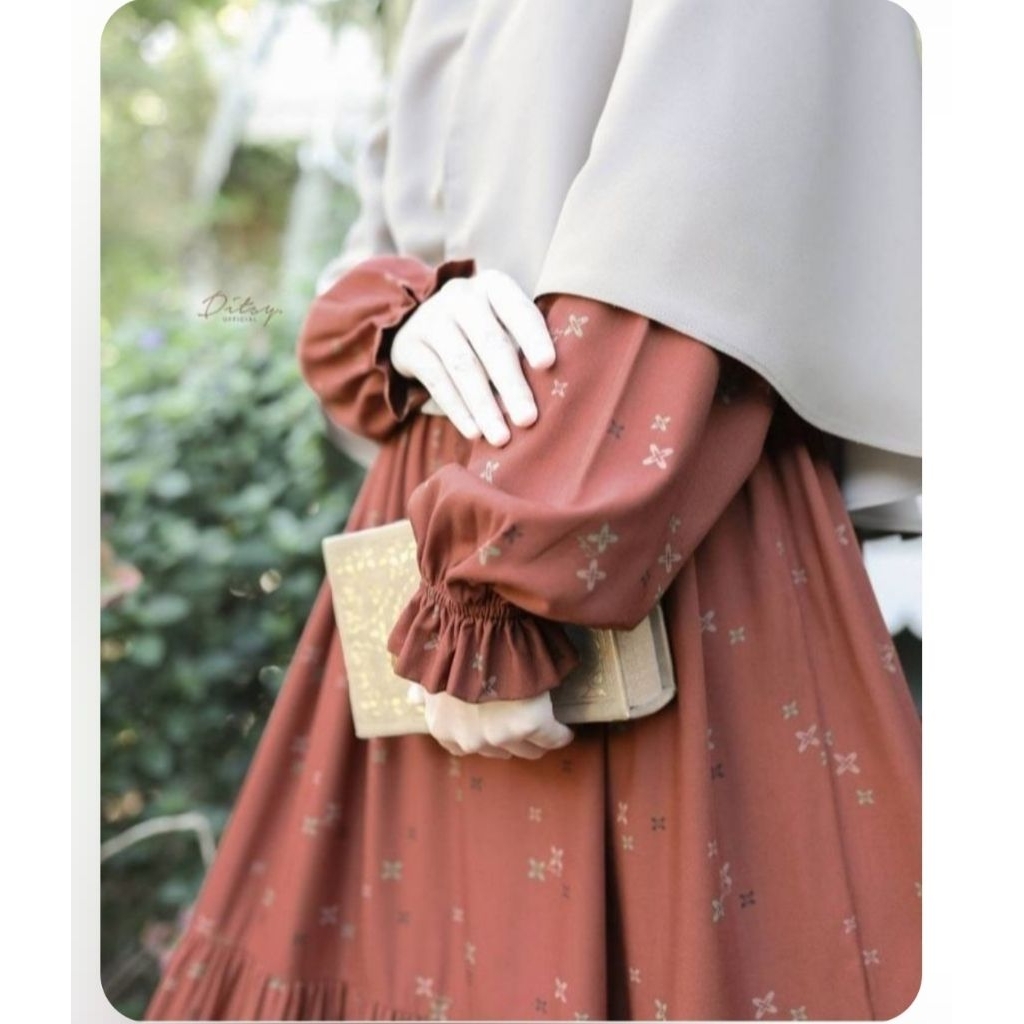 Ditsy Falena Amber nightgown ukuran S & M