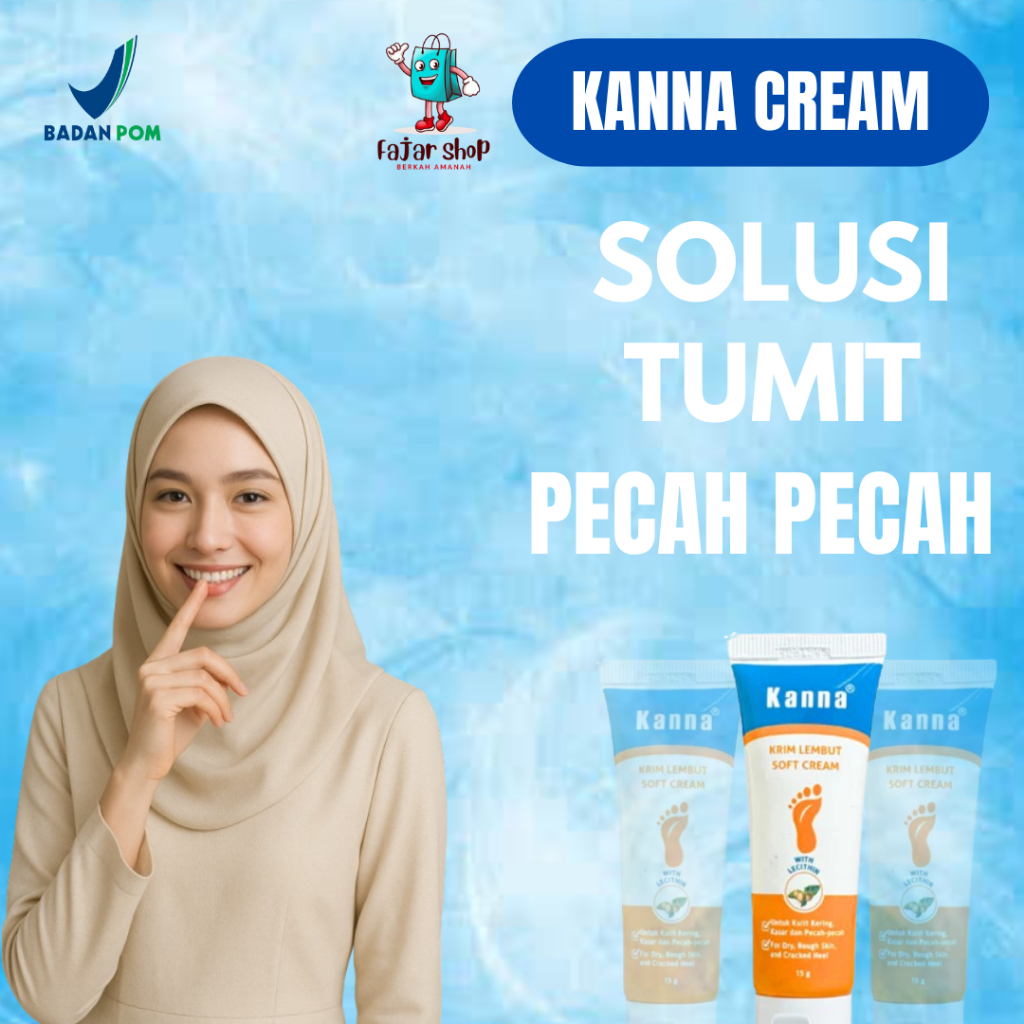 [ASLI] Pembersih Tumit Pecah Kasar Ampuh Kana Kaki Pecah Pecah - Obat Krim Salep Kaki Pecah Pecah Da