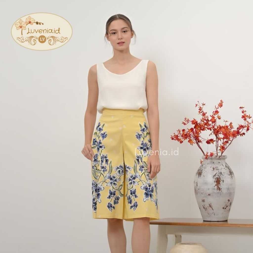 Celana Batik Wanita 130 CCC - Batik Modern / Batik Couple / Seragam Batik / Bawahan Batik / Celana B