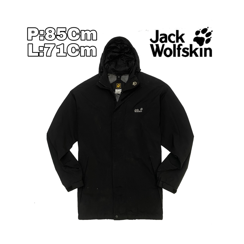 J158 Jaket Jumbo Outdoor JWS Jack Wolfskin Texapore  Sport Original Waterproof Hiking Pendaki Gunung