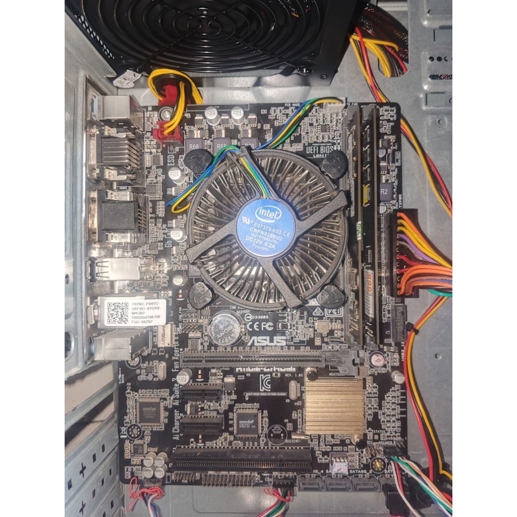 Paketan mobo+proc+Ram ddr4 1x8gb