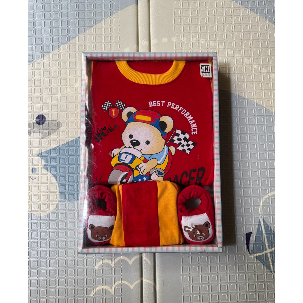 BABY GIFT SET/ SET BAJU NEWBORN/ BAJU BAYI LAKI-LAKI