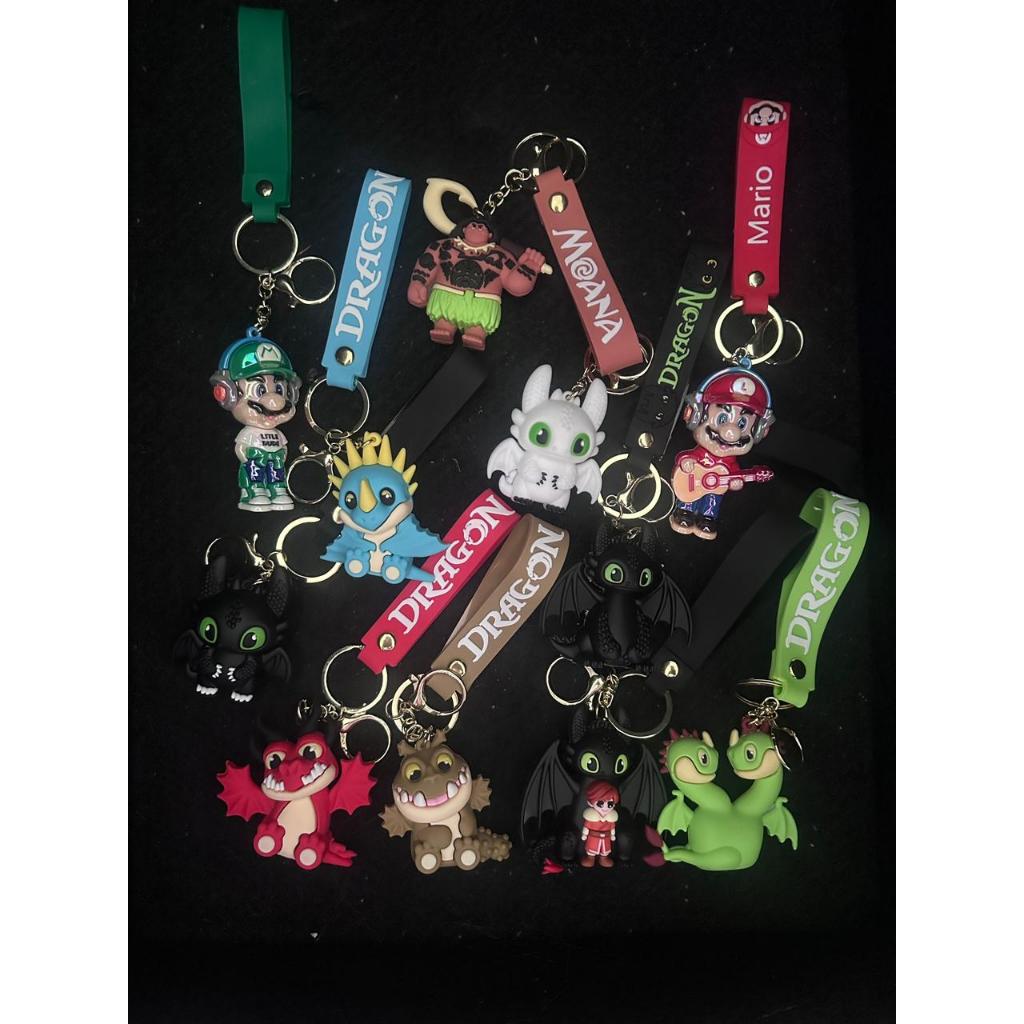 Gantungan kunci keychain How to train your dragon Toothless hiccup