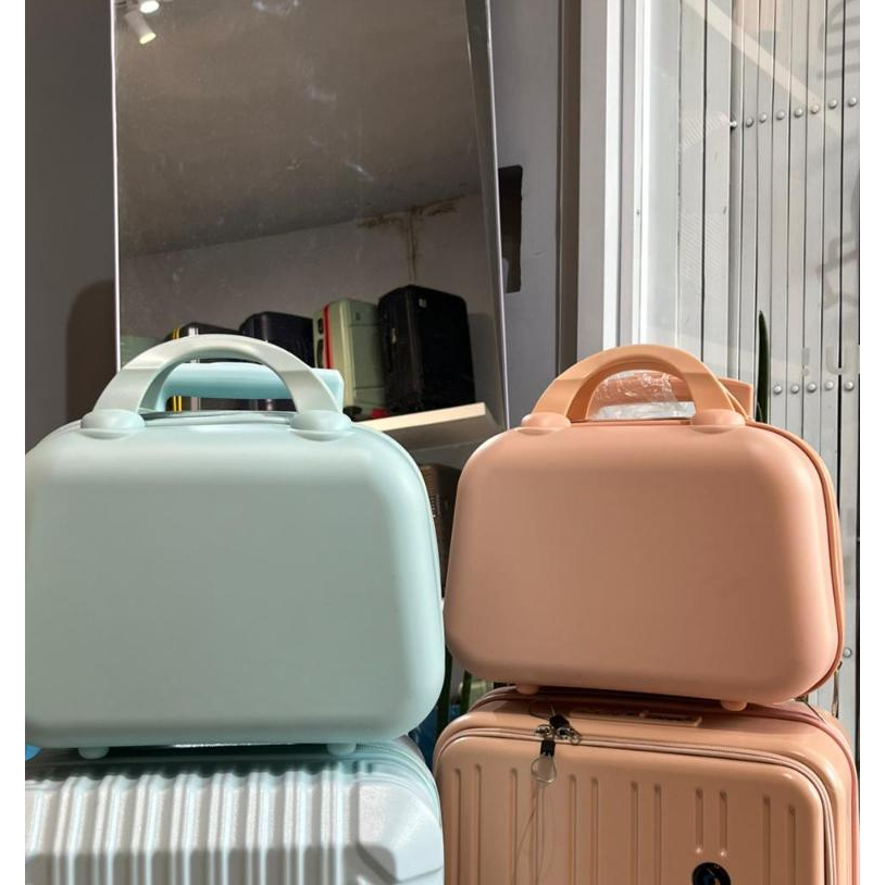 BEUTY CASE 12 INCH Mini Koper Tas Makeup Premium Hardcase Travel Box Bahan Polycarbone