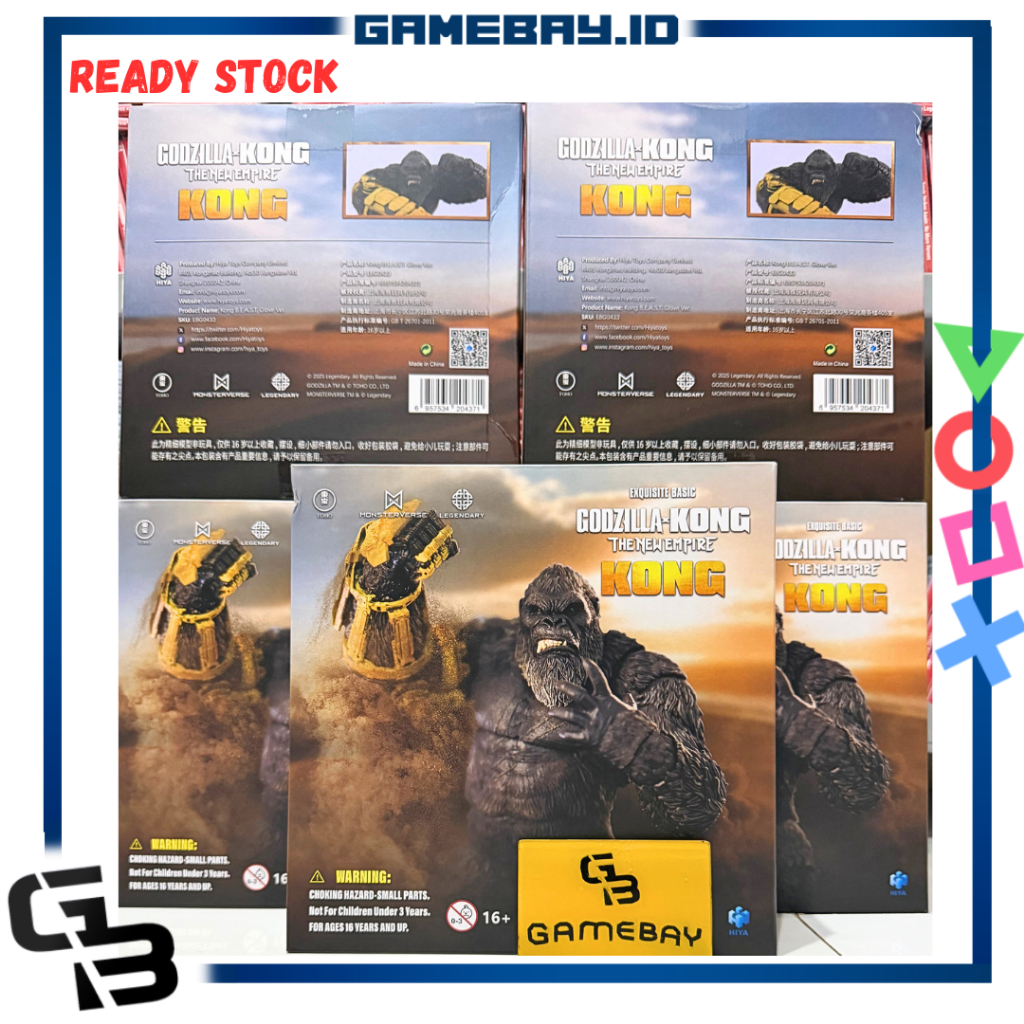 EBG0433 HIYATOYS / HIYA TOYS Exquisite Basic Series None Scale 6 Inch Godzilla x Kong The New Empire