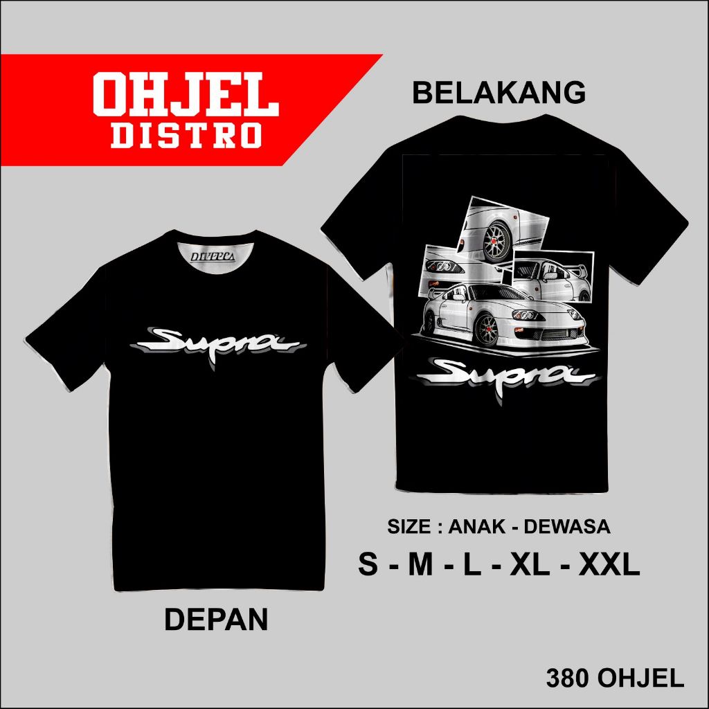 KAOS DISTRO KEREN | DESIGN TOYOTA SUPRA