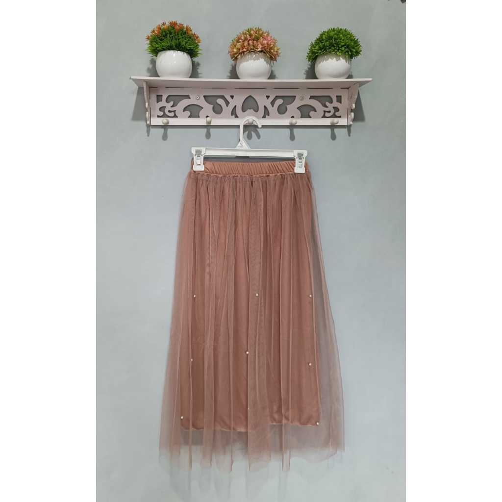 Rok Tutu Mutiara Anak Perempuan Usia 2-10 Tahun Bahan Hyget Tile