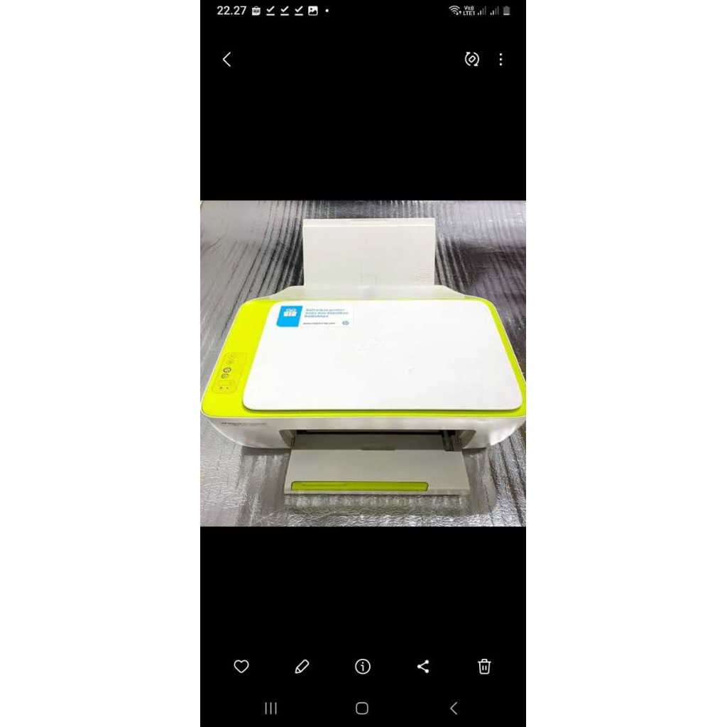 Hp deskjet ink advantage 2135 kosongan tanpa catrige