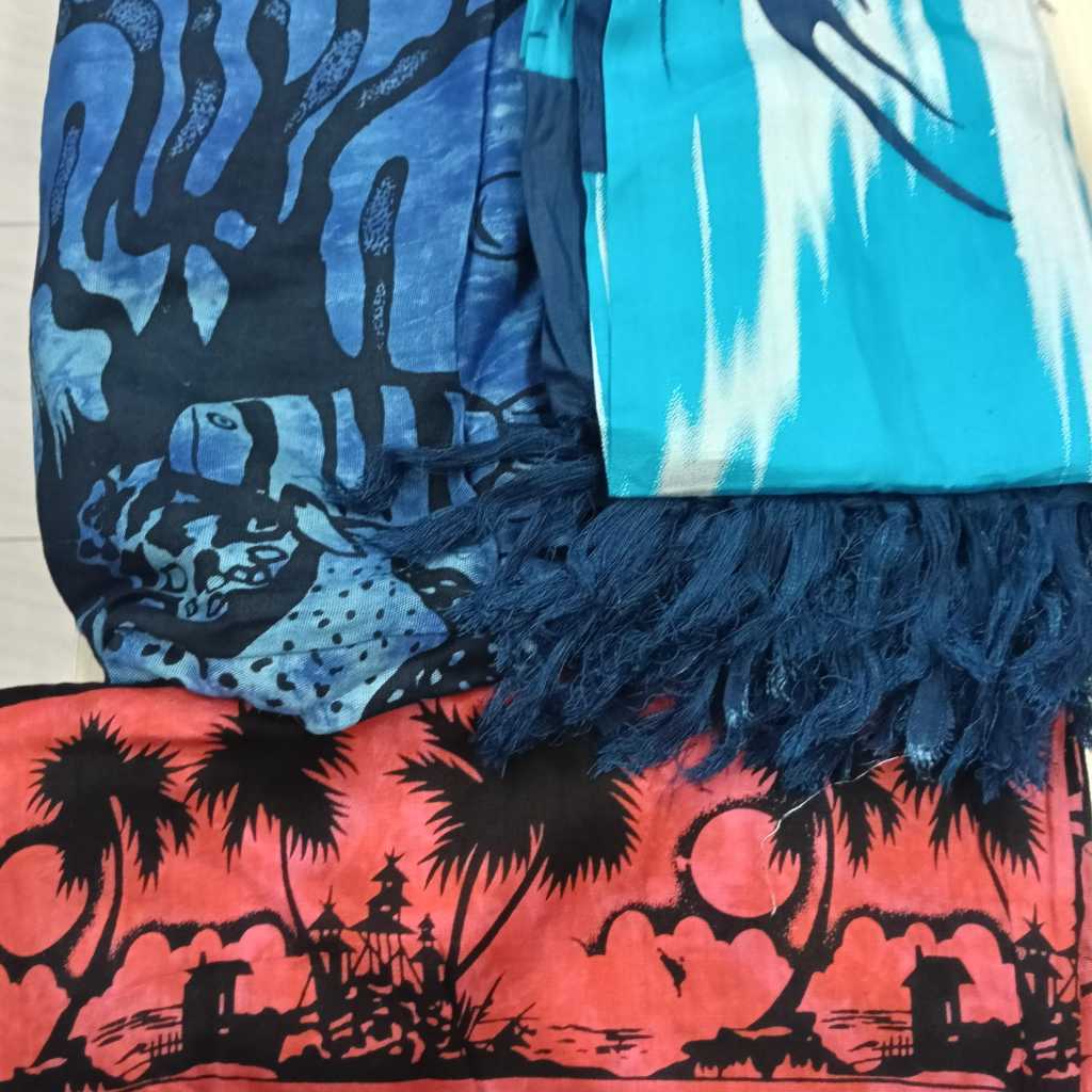 PROMO KAIN PANTAI BALI - KAIN PENUTUP KAKI MOTIF - SARUNG BALI -KAIN WANITA