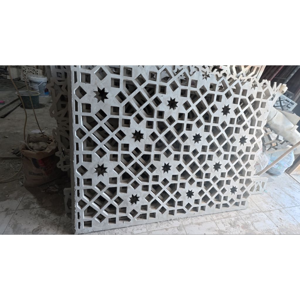 Krawangan Masjid Motif Islami | GRC Kualitas Terbaik