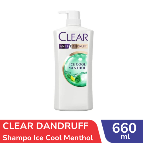 CLEAR SHAMPO ICE MENTHOL SEGAR 660ML